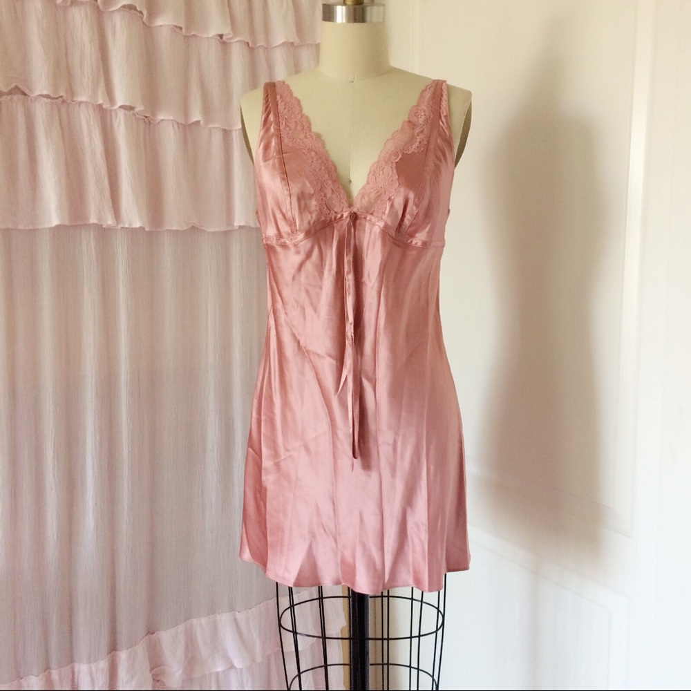 Victoria’s Secret dusty pink slip dress